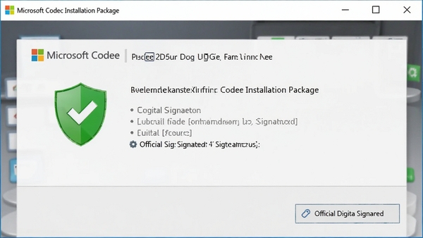 Microsoft Codec Installation Package��ȫ��֤���棬��ʾ�ٷ�����ǩ������ɫ����ͼ��