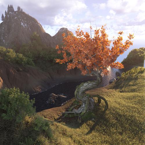 SpeedTree-��Ч��άֲ����ģ���߽�ͼ