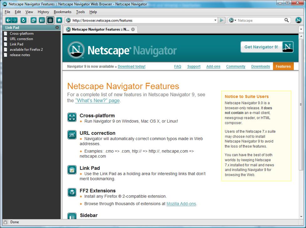 Netscape Navigator-������ҳ�������ͼ