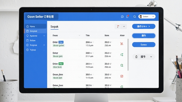 Ozon Seller�����������棬����չʾ�����������б��Ͳ�����ť