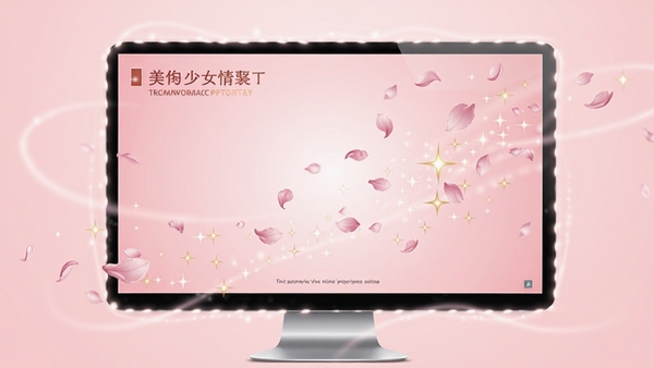 ��������Ů�黳PPTģ����԰涯̬��Чչʾ���棬һ����ɫ�õ�Ƭ��Ʈ���Ż������˸���ǹ⣬��Ե����͵Ĺ��Σ����嶯̬��ʮ�㣬����Ϊ����ɫ�Ľ��䣬ͻ����Ч���������鶯��