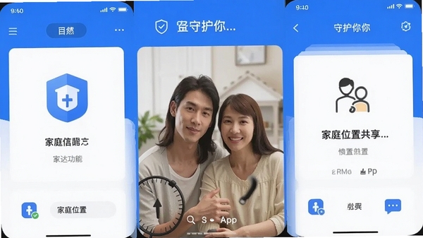 �ػ���app�����ͼ��չʾ��ȫ�ػ����ܣ���ͥλ�ù��������Ƽ��У���ɫ��