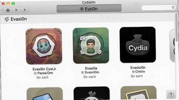 Evasi0nԽ����Cydia�̵���棬չʾ�������������б���ɫ�ʷḻ��������������