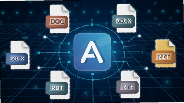 AbiWord�ļ���ʽ������ʾ�⣬չʾDOC��DOCX��ODT��RTF�ȸ�ʽͼ��Χ��������ͼ����Χ������Ϊ�Ƽ�����ɫ����