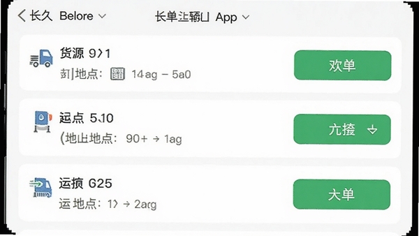 ��������˾��app�������ͽ��棬�б���ʾ��Դ��Ϣ����ֹ�ص����˷ѣ�������ɫ�ӵ���ť���������ִ�
