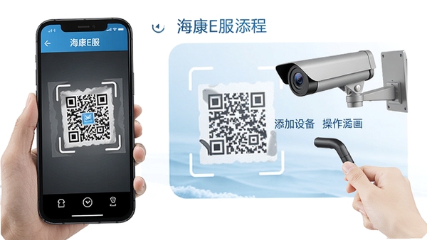 ����E�������豸�������̶���ʾ�⣬�ֻ�ɨ���ά��󶨼������ͷ