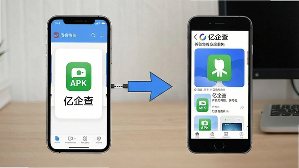 �ֻ����ӵ��Դ��������APK��װ����ʾ��ͼ����Ӧ���̵����ؽ���