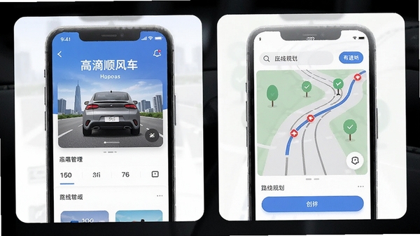 �ߵ�˳�糵APP����չʾͼ��չʾ�������ҳ��·�߹滮����