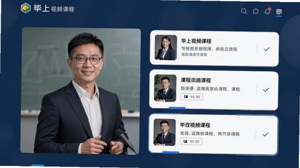 ������Ƶ�γ�ҳ�棬��ʾ��ʦͷ����γ��б������רҵ��ͻ����ѧ��Χ