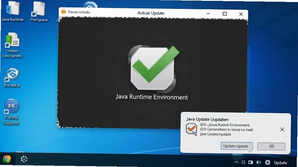 Java Runtime Environment�Զ����½��棬��ɫ�Թ�ͼ�꣬ϵͳ���̵���������ʾ������Ϊ�������棬������������