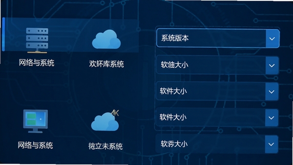 ��������԰����ɸѡ���棬�����ʾ��������ϵͳ�����������ͼ�꣬�Ҳ�չʾɸѡ���������˵�������ϵͳ�汾��������Сѡ�������������ɫ�Ƽ�����ƣ�4K���ʣ���ƽ�����