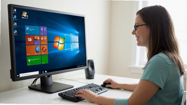 Win8�Ż���ʦʹ�ó���ͼ���û����ڵ����ϲ������������汳��ΪWindows 8��񣬽�����������