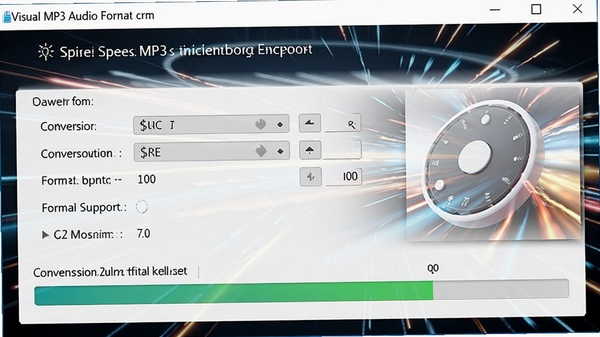 Visual MP3��Ƶ��ʽת�����棬��ʾת������ѡ��ͽ�������ǿ��ת���ٶȺ͸�ʽ֧�֣������������