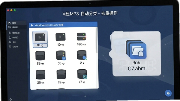 Visual MP3�ļ���������ʾ�⣬չʾ�Զ������ȥ�ز�����������������ͻ����������