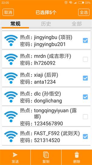 网络连接查看器-轻松掌控网络状态 无线网络设备扫描结果列表