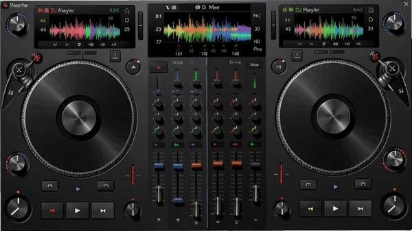 ����DJ���������԰������棬˫�������֣���ɫ������ʾ��רҵ����̨Ч��