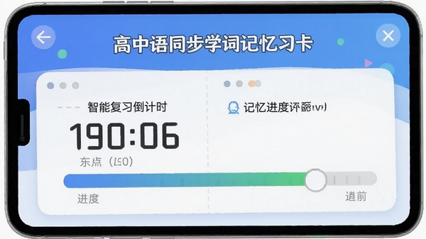 ����Ӣ��ͬ��ѧ���ʼ��临ϰ��Ƭ���棬չʾ���ܸ�ϰ����ʱ����������