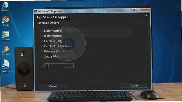 FairStars CD Ripper���ý����е��Ż�ѡ��绺��д�롢���������ȣ�����Ϊ��������