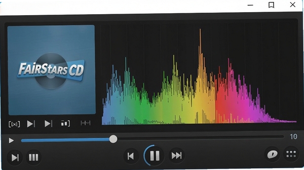 FairStars CD Ripper���ò������������컭�棬��ʾ���Ž�����Ƶ��Ч��������������
