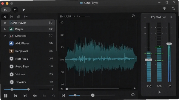AMR Player������չʾͼ����ɫ���⣬������ʾ�����б�������ͼ����������