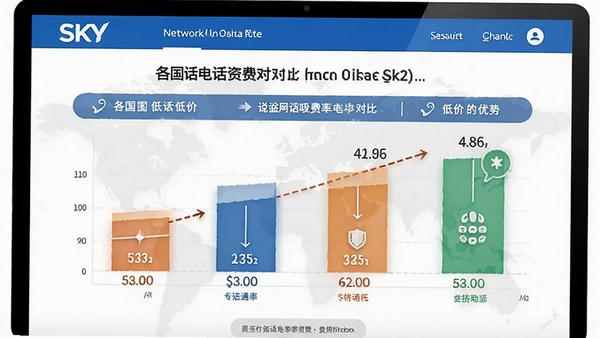 SKY����绰�ʷ�����ҳ�棬��ʾ����ͨ�����ʶԱ�ͼ����ͻ���ͼ�����