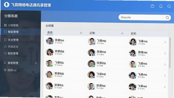��������绰ͨѶ¼�������棬չʾ������ϵ���б�����������������ˬ���������ܱ�ǹ���ͼ��