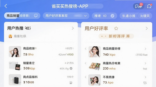 ��ʲô��ʡAPP���Ѱ�ҳ�棬չʾ��Ʒ�������к��û�������