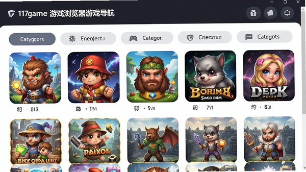 117game��Ϸ�������Ϸ����ҳ�棬չʾ������Ϸͼ��ͷ����ǩ