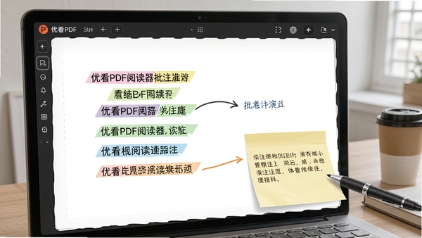 �ſ�PDF�Ķ�����ע������ʾ��������ɫ�����ͱ�ǩע��