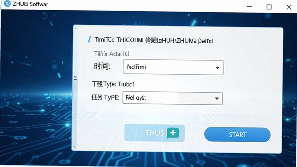 ��ʱ�ػ�ZHUEi�����������ͼ��չʾ���Ķ�ʱ����������壬����ʱ��ѡ���������������˵���������ť������Ϊ�ִ��Ƽ�����ɫ��������ͼ����������