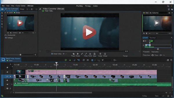 Any Video Converter Ultimate��Ƶ�༭���棬չʾʱ����ͱ༭���ߣ���������������