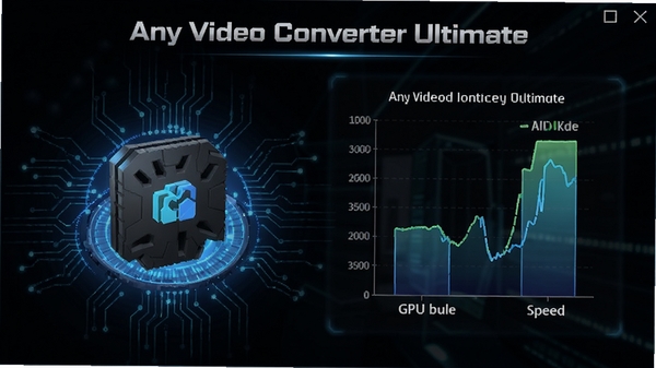 Any Video Converter Ultimate���ܼ���ʾ��ͼ����ʾGPU���ٺ��ٶȶԱ�ͼ�����Ƽ���ǿ��