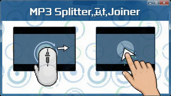 MP3 Splitter Joiner�����̳�ʾ��ͼ��չʾ���������ק����