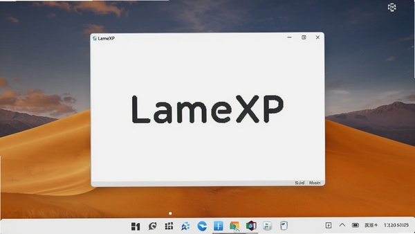 չʾLameXP��Windows 11�������еĽ�ͼ�������������ɼ�����������������Ϊ�����ֽ