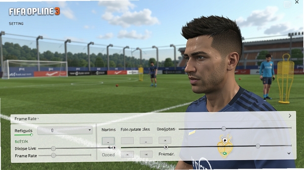 FIFA Online 3��Ϸ���ý��棬��ʾ����ѡ���֡�ʵ��ڣ�����Ϊѵ������������ڵ������������������������Ż�����