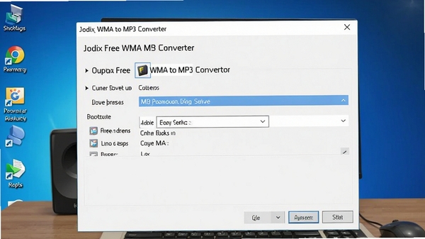 Jodix Free WMA to MP3 Converter ���Ŀ¼���ý��棬��ʾ���Զ���ı���·��������Ϊ��������