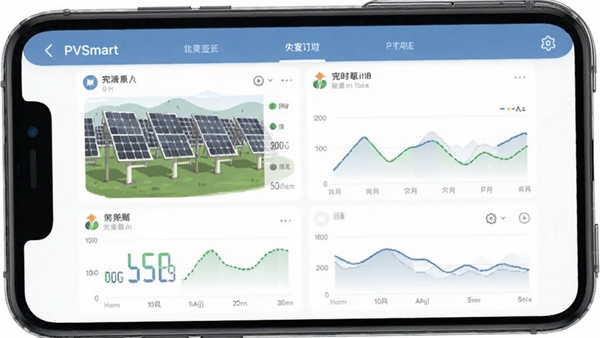 �û�����ʹ���ֻ���PVSmart App�鿴�����վʵʱ��������