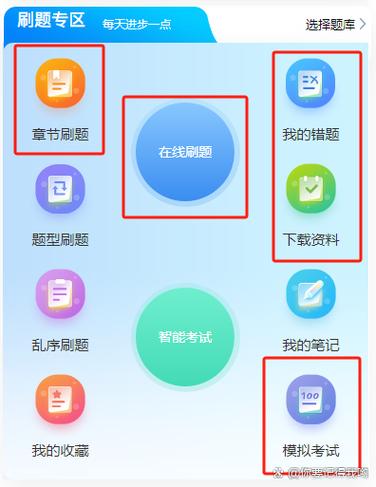 房地产经纪人百分题库-备考刷题利器,错题本与模拟考试功能界面截图