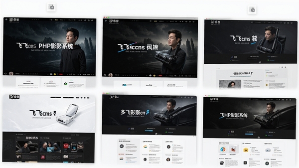 飞飞cms PHP影视系统多套模板风格展示