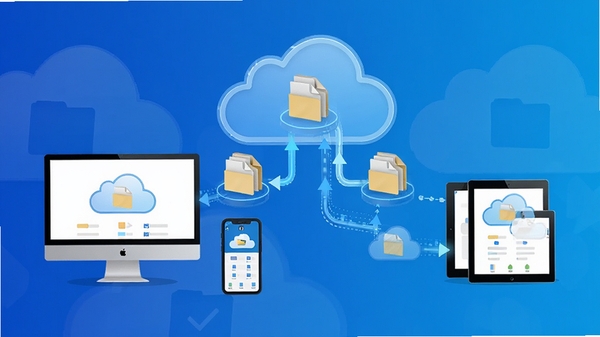 �����ƶ������ļ�ͬ������ʾ��ͼ��չʾ���豸�����ԡ��ֻ���ƽ�壩֮����ļ�ʵʱͬ����ͼ�껯�����ƶ�������ת������Ϊ������ɫ��ͻ����Ч����