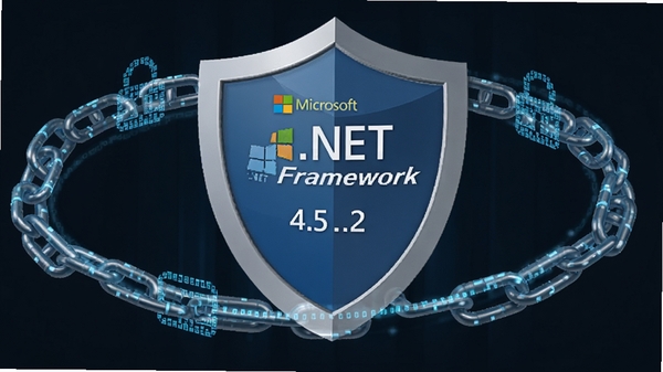 Microsoft .NET Framework 4.5.2��ȫ��������ͼ�꣬��Χ�������ݼ�����·������������ɿ�