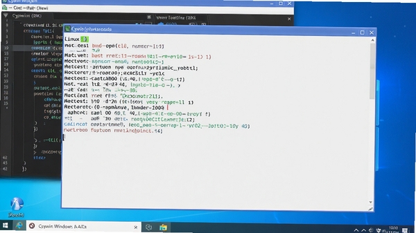 һ��չ��Cygwin��Windows���������еĽ�ͼ���ն˴�����ʾLinux����ִ�У������д���༭������������רҵ