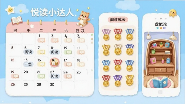 �ö�С����APP�Ķ��ɳ��ƻ����棬չʾһ��������ͼ����������ÿ���Ķ��򿨼�¼���Ա���ѫ��ǽ�������鷿װ����棬���������¿ɰ���
