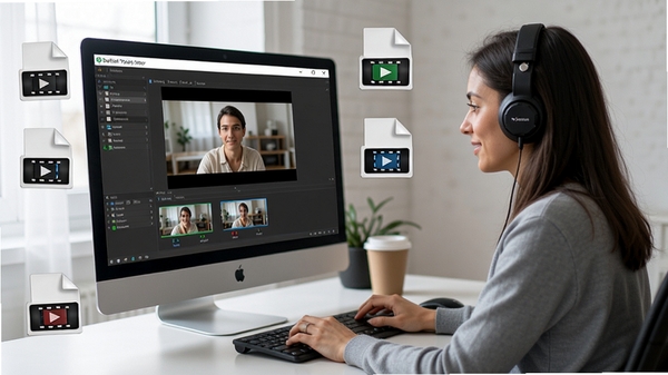Boilsoft Video Splitterʹ�ó���ͼ���û����ڵ����ϲ��������ָ���Ƶ����Χ�ж����Ƶ�ļ�ͼ�꣬ǿ��ʵ���Ժͱ����