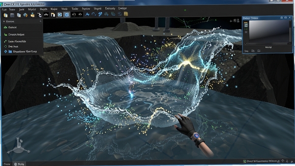 DirectX11������ɫ����ʾ�������ˮ������Ч���Ͷ�̬���ӹ�Ӱ