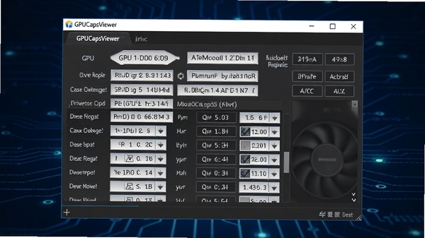 �Կ����GPUCapsViewer���������ͼ��������չʾGPU�ͺš��Դ桢������Ϣ�б�������Ϊ����ɫ�Ƽ��з�񣬽���������࣬���ֿɱ�ʶ�����廭��רҵ�Ҹ߶ˣ��ʺ���Ϊ����������ͼ