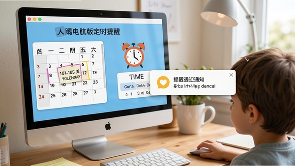 С�������ǩ���԰涨ʱ�������ý��棬������ʱ��ѡ����������ͼ�꣬����֪ͨ����Ч��