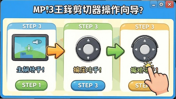 MP3�ļ������������򵼽�ͼ�������Ѻã��������������п�ָͨʾ��ͷ��ɫ�����죬ǿ��������