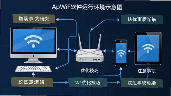 ApWiFi�������л���ʾ��ͼ���������ԡ�·�������ֻ���ƽ����豸����ע�Ż����ɺ�ע��������Ϊ��Ϣͼ���