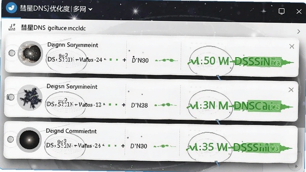 ����DNS�Ż���������������棬��ʾ����������Ӽ���DNS״̬